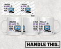 HT6030 I Paused My Game Here V mug mockup
