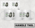HT6041 I'm Here for a Good Time Not a Long Time Do Noi Disturb in Boss Fight mug mockup