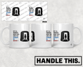 HT6050 Not All Heroes Wear Capes Some Just Spawn in mug mockup
