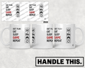 HT6059 Diet Plan Eat Sleep Game Repeat mug mockup