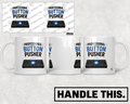 HT6064 Professional Button Pusher mug mockup