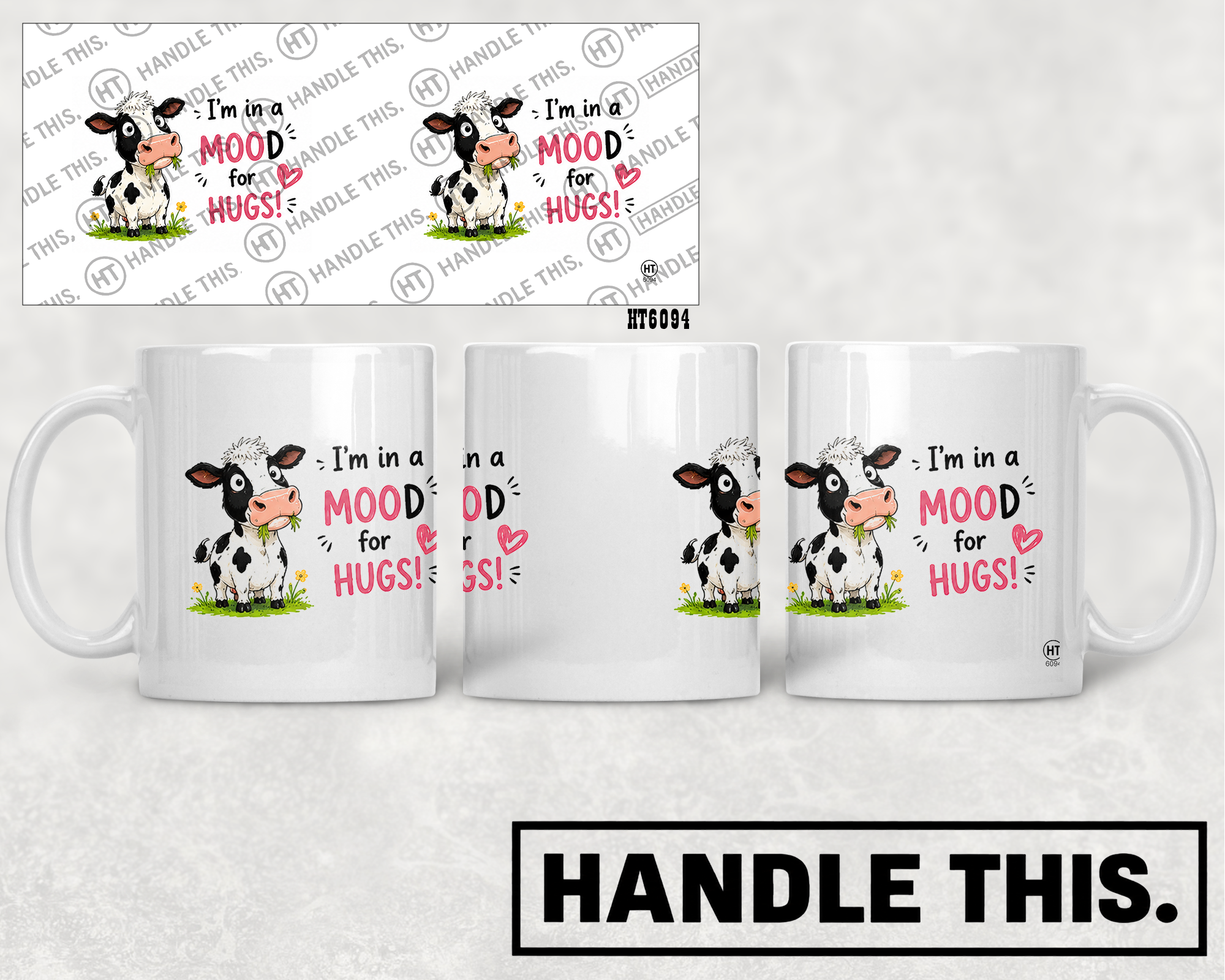 HT6094 I'm in a Mood for hugs mug mockup