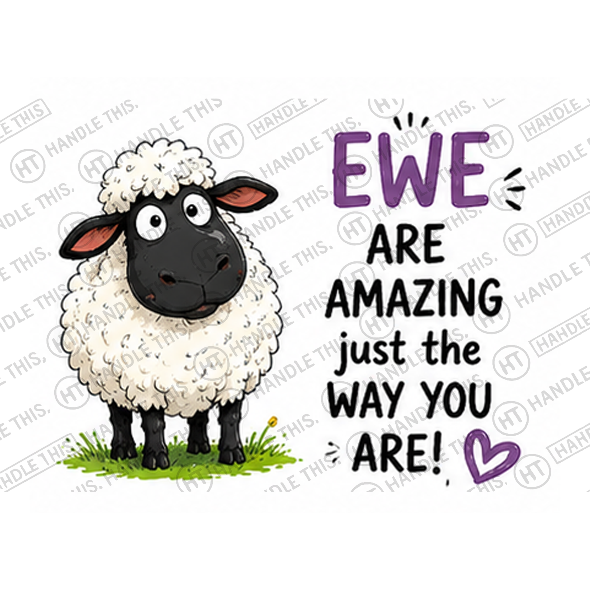 HT6095 Are Amazing Just the Way You Are watermarked artwork