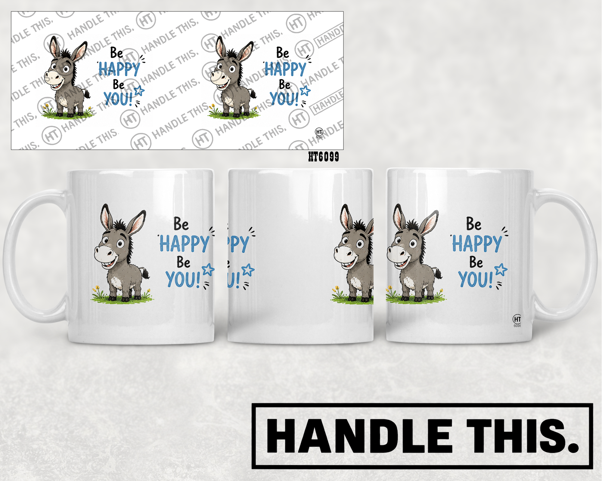 HT6099 Happy You mug mockup