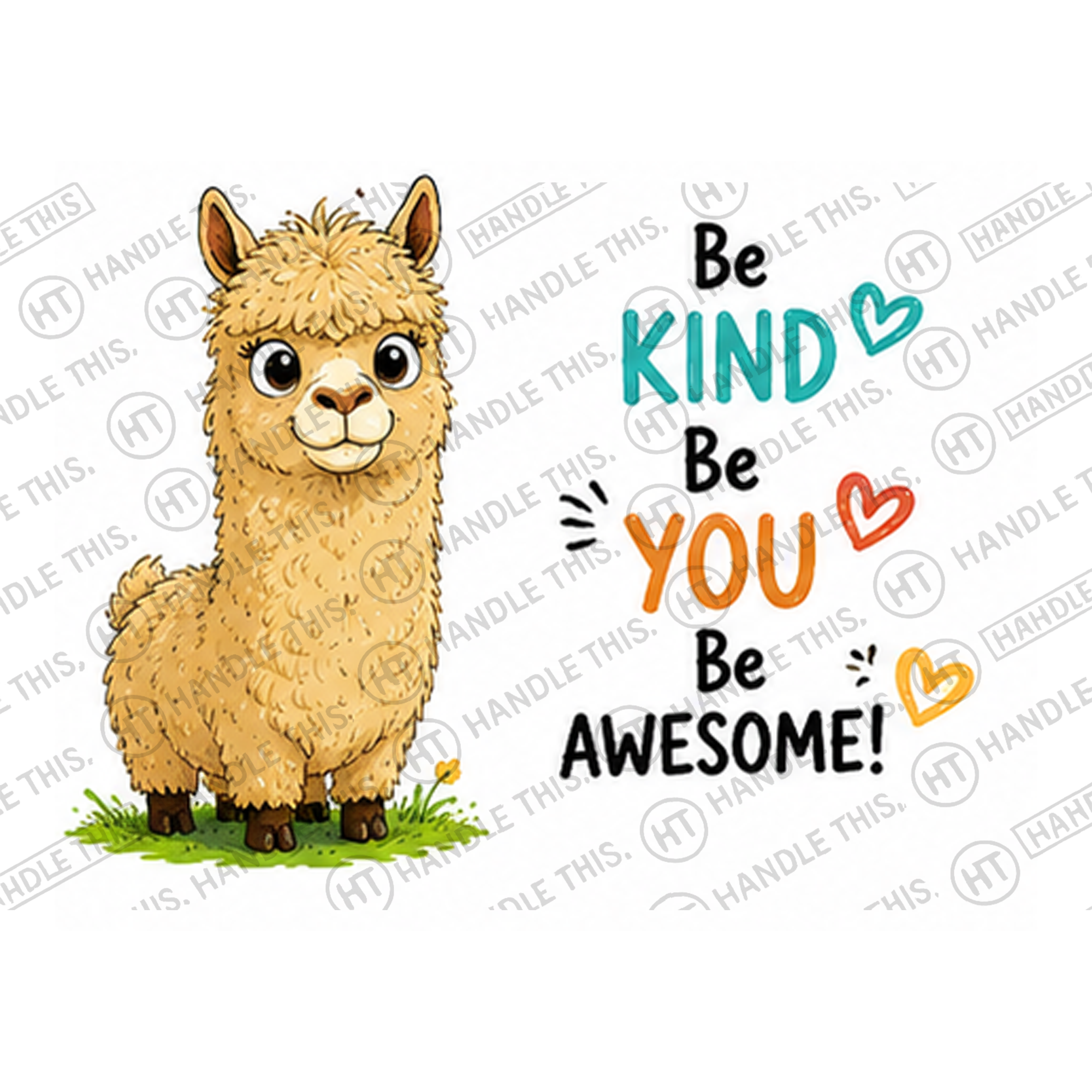 HT6102 Be kind be you be Awesome watermarked artwork