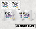 HT6167 Eat Sleep Perform Repeat mug mockup