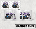 HT6172 If In Doubt Ask The Techie mug mockup
