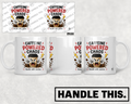 HT6205 Caffeine Powered Chaos mug mockup