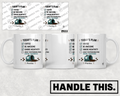 HT6218 Todays Plan Coffee Be Awesome Ignore Negativity mug mockup