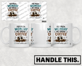 HT6225 Too Much Monday Not Enough Coffee mug mockup