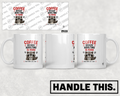 HT6226 Coffee Because Adulting Is Hard mug mockup