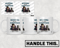 HT6236 Reading Is My Superpower mug mockup