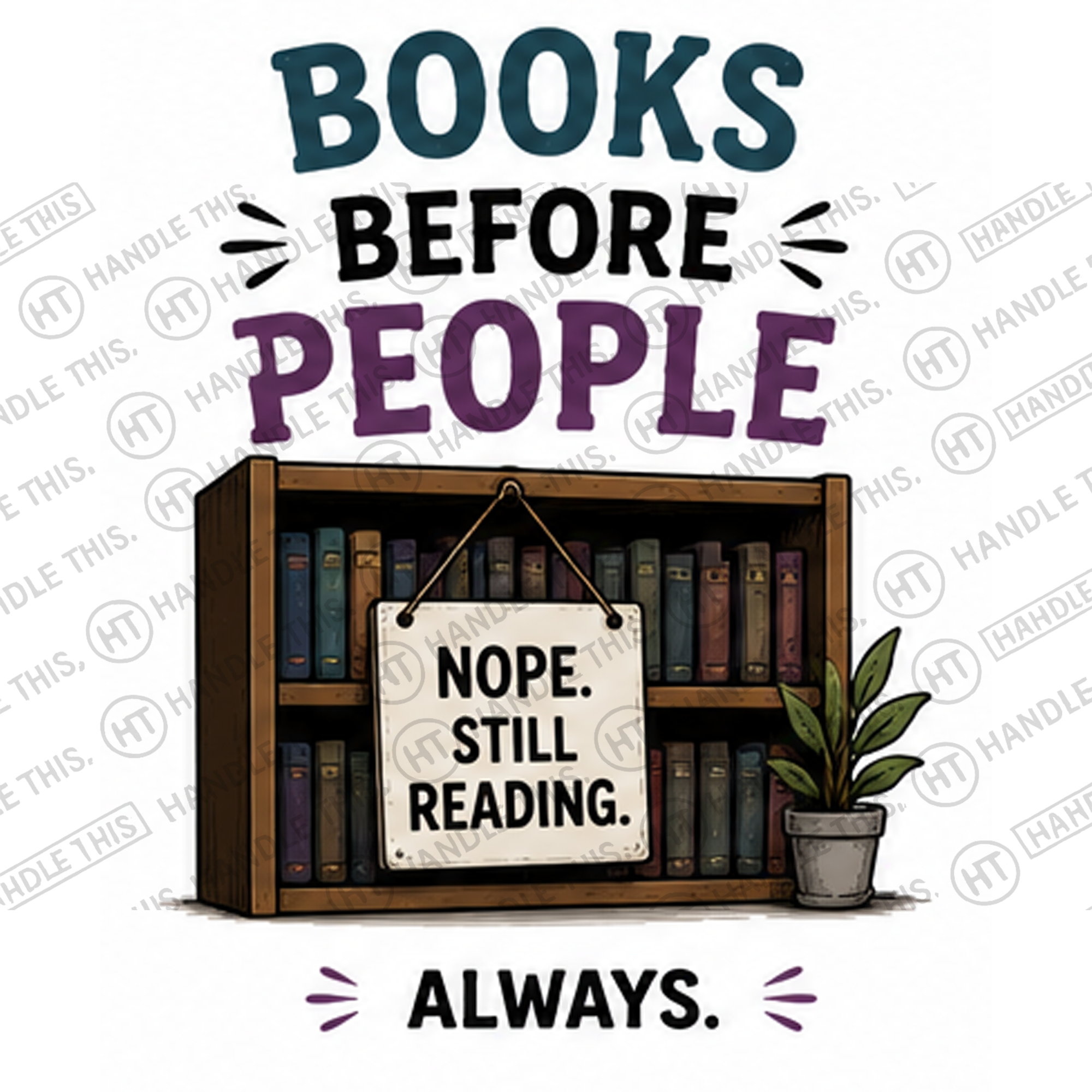 HT6237 Books Before People watermarked artwork