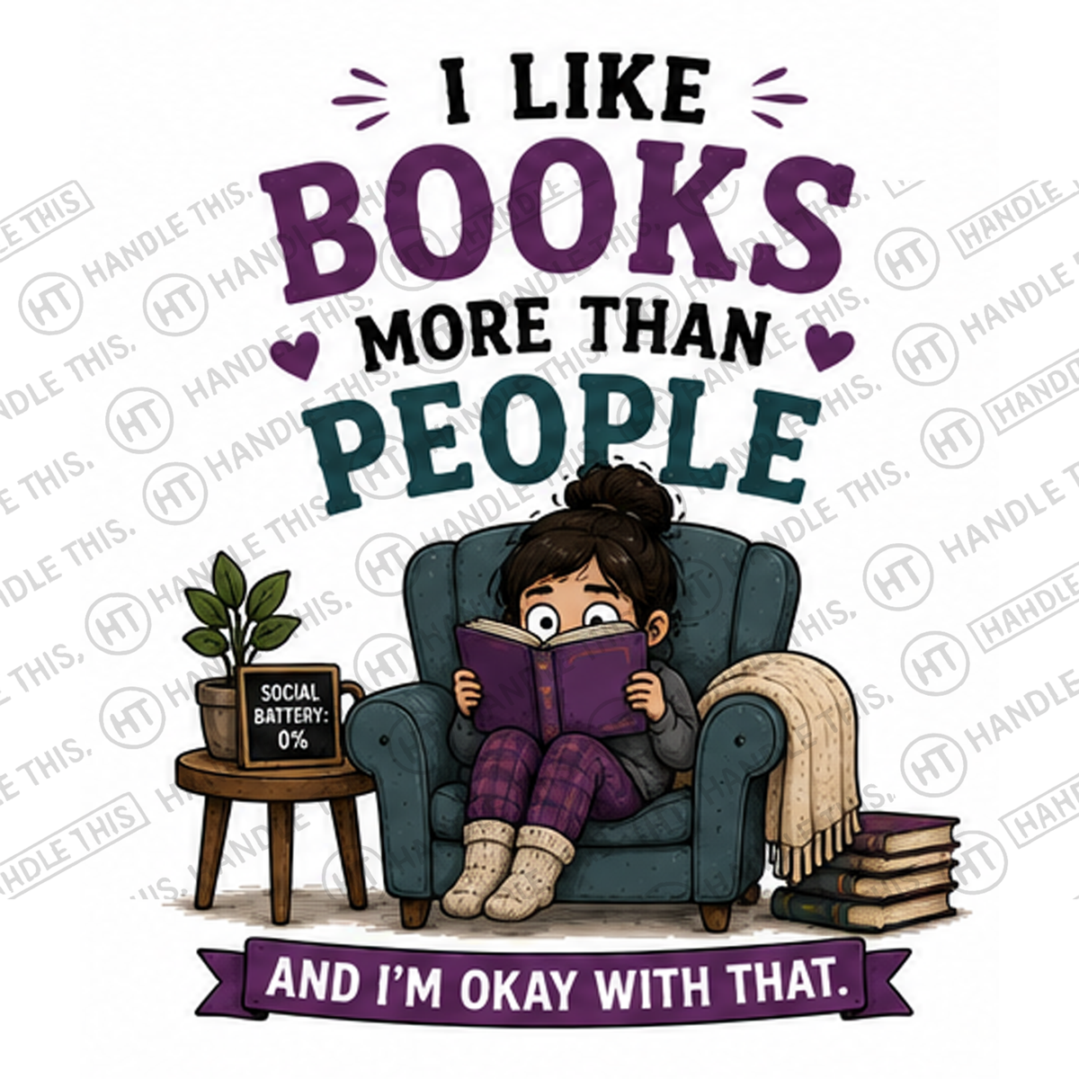 HT6248 I Like Books More Than People watermarked artwork