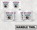 HT6256 Introverted But Will Discuss Books mug mockup