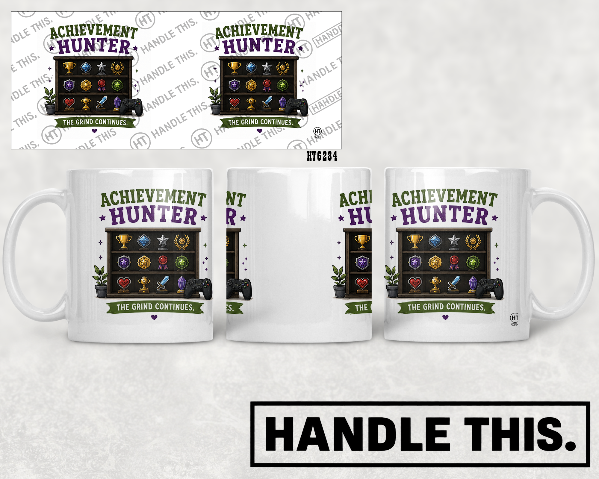 HT6284 Achievement Hunter mug mockup