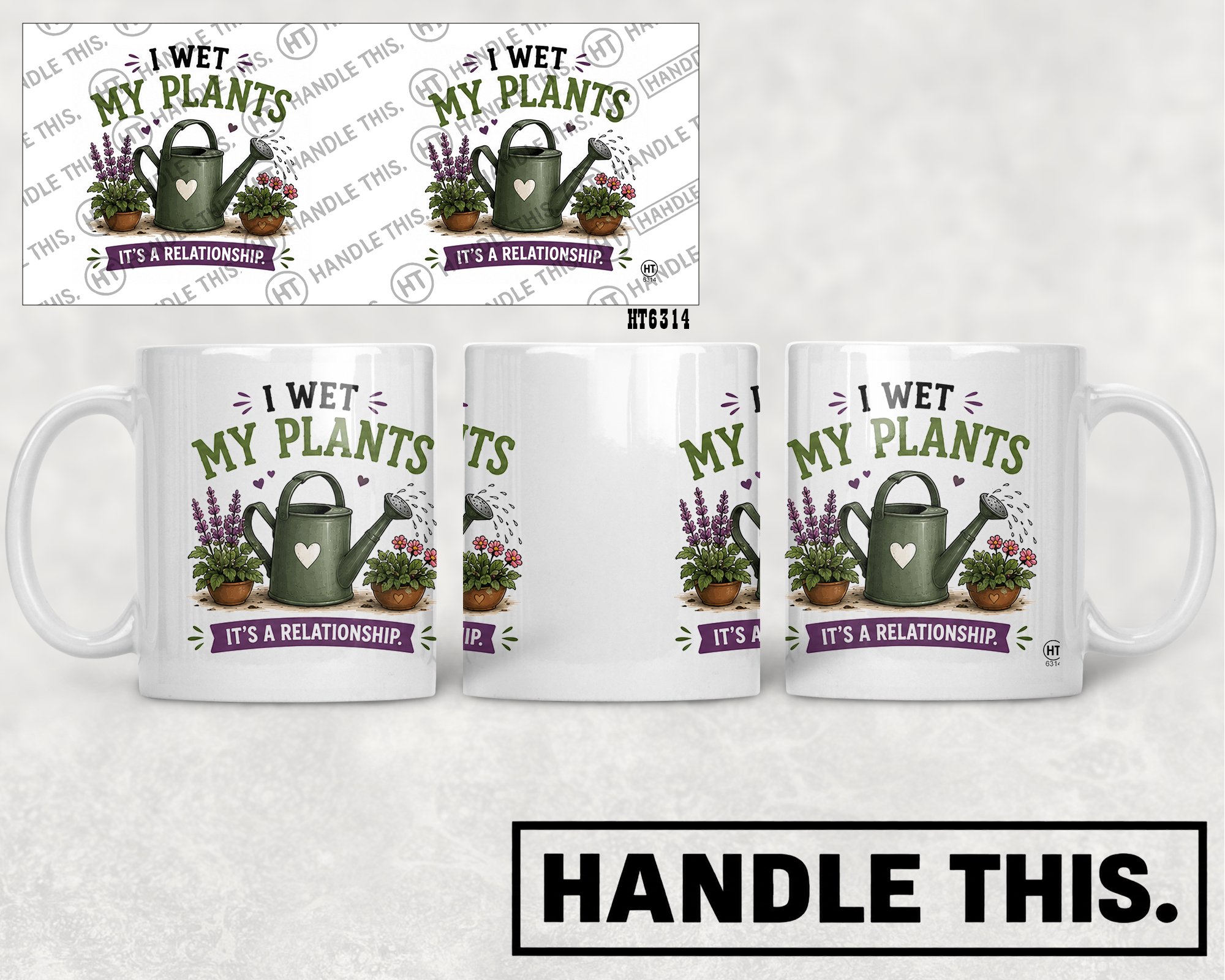 HT6314 I Wet My Plants mug mockup