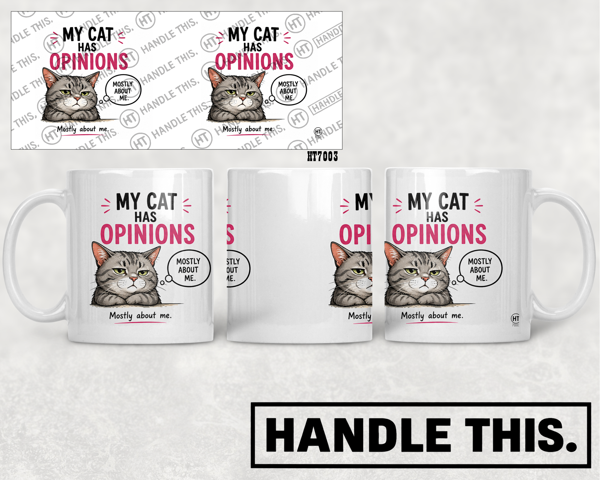 HT7003 My Cat Has Opinions mug mockup