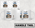 HT7012 I Live With A Tiny Weirdo mug mockup