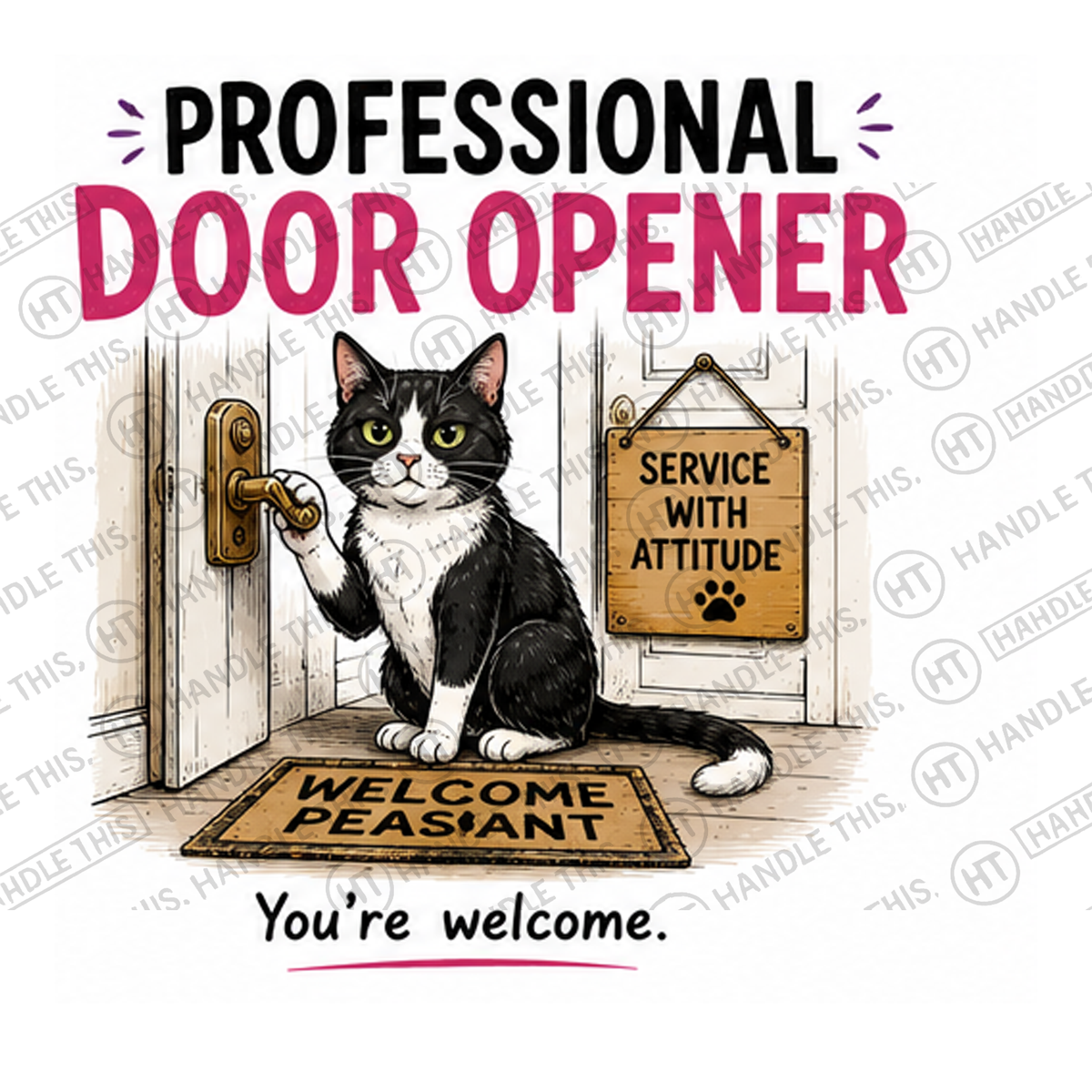 HT7015 Professional Door Opener watermarked artwork
