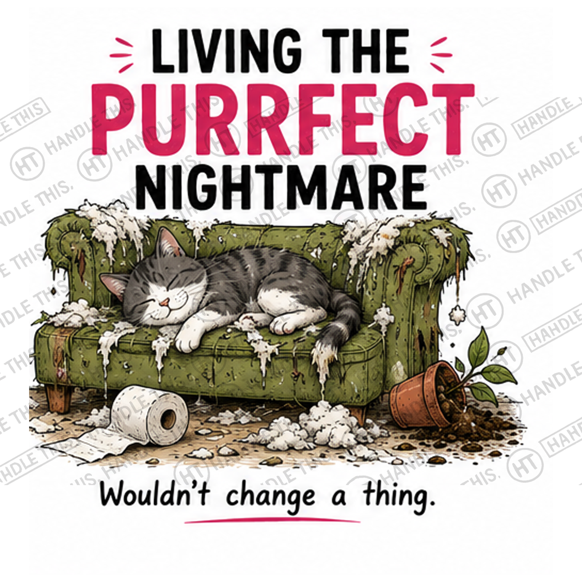 HT7023 Living The Purrfect Nightmare watermarked artwork