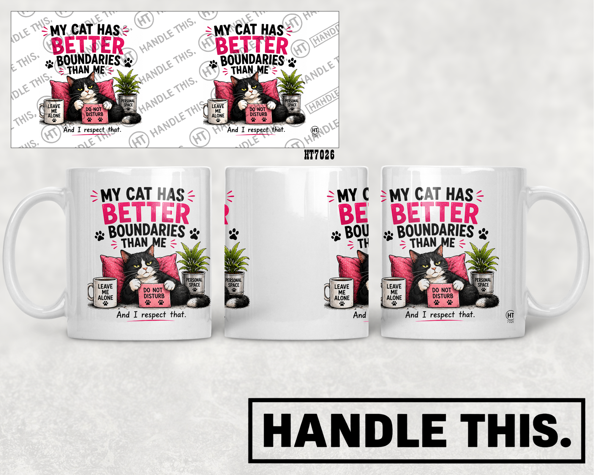 HT7026 My Cat Has Better Boundaries Than Me mug mockup