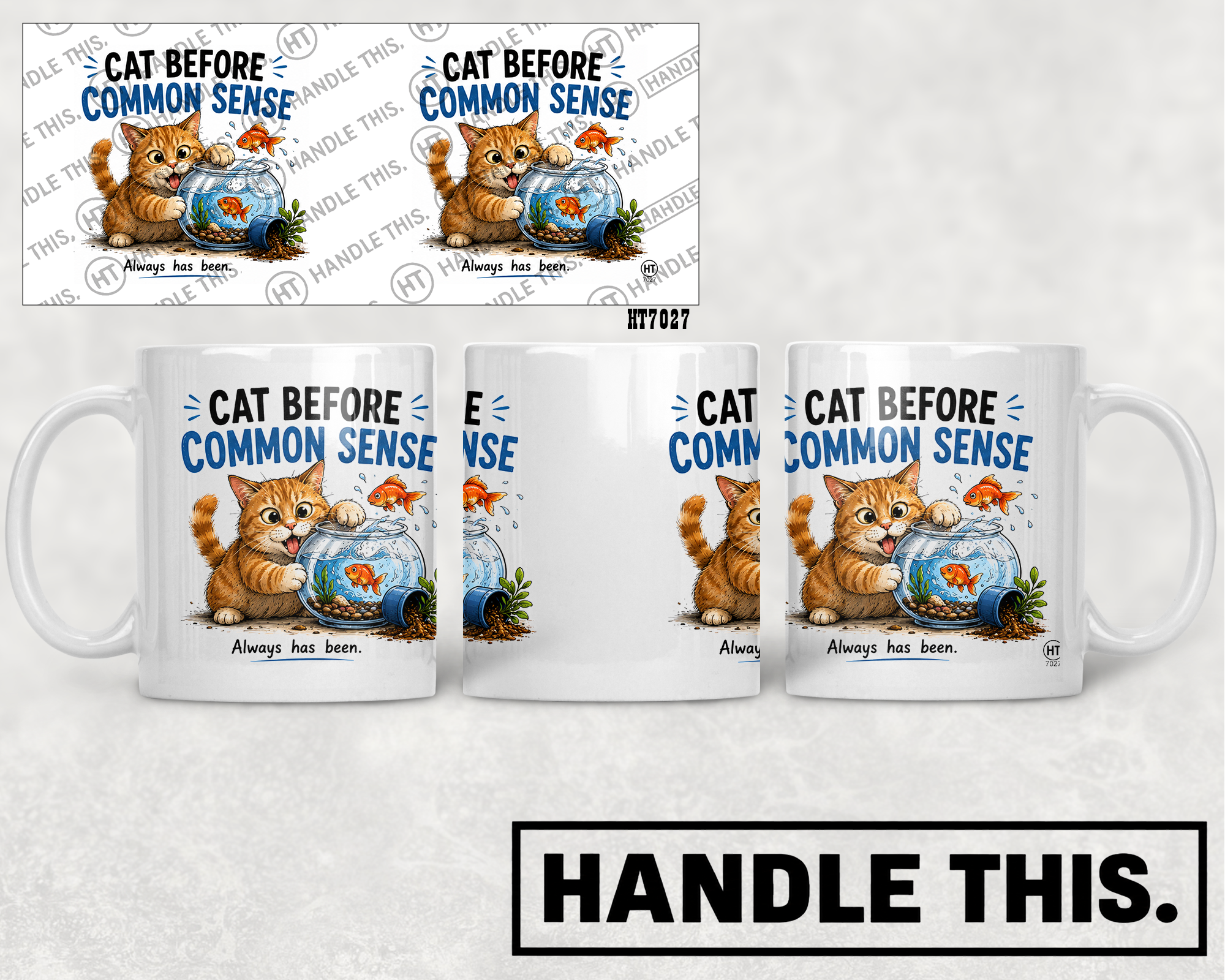 HT7027 Cat Before Common Sense mug mockup