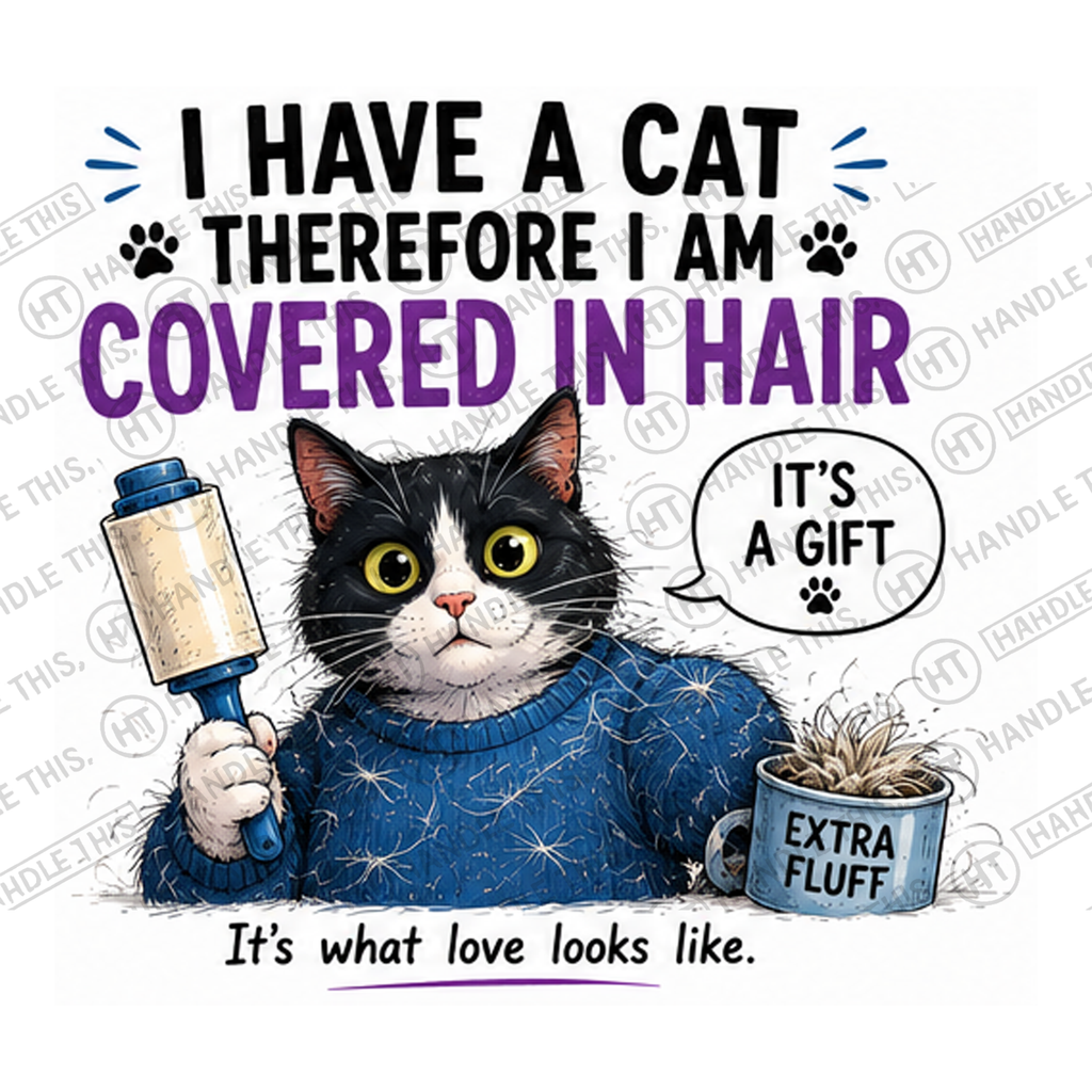 HT7030 I Have A Cat Therefore I Am Covered In Hair watermarked artwork