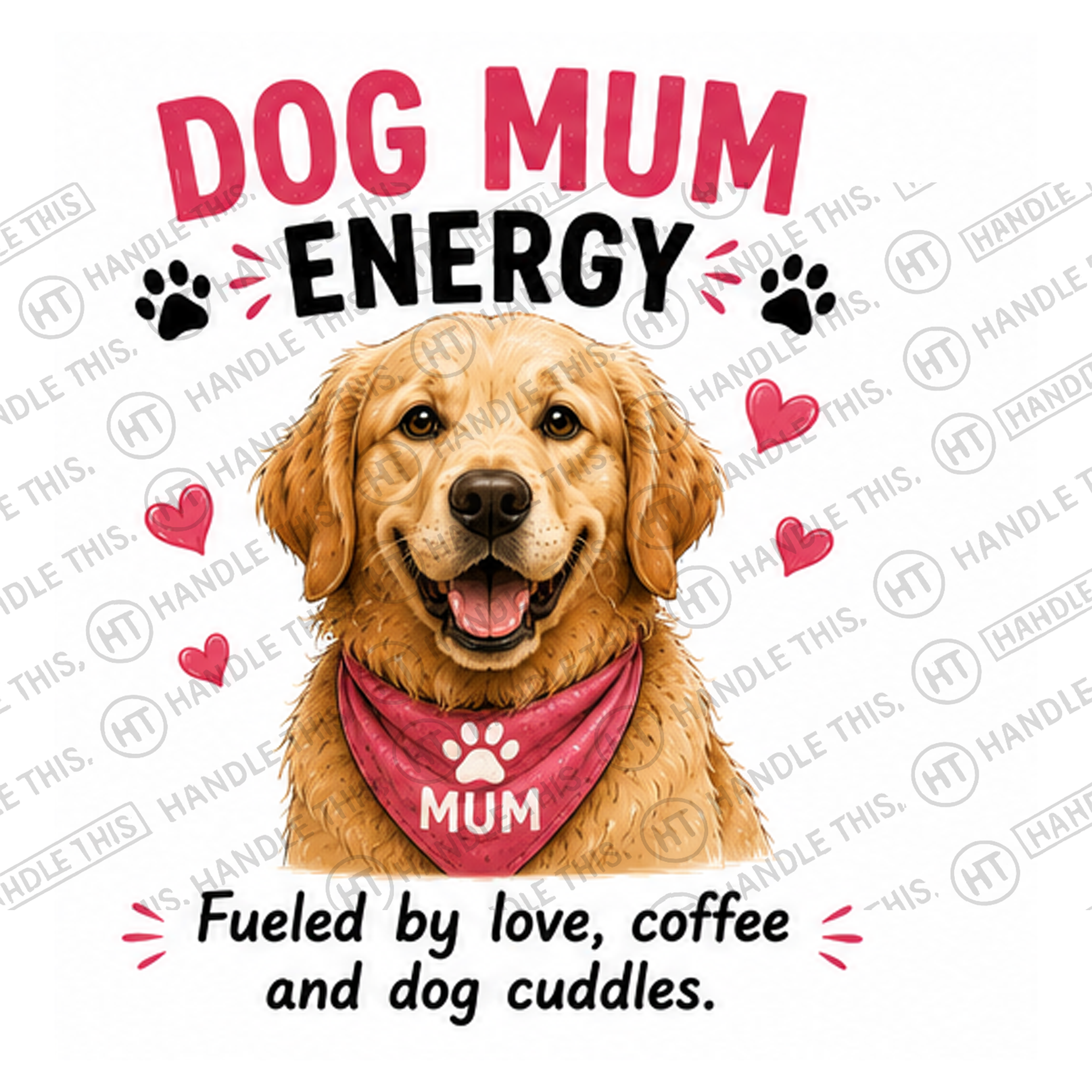 HT7043 Dog Mum Energy watermarked artwork