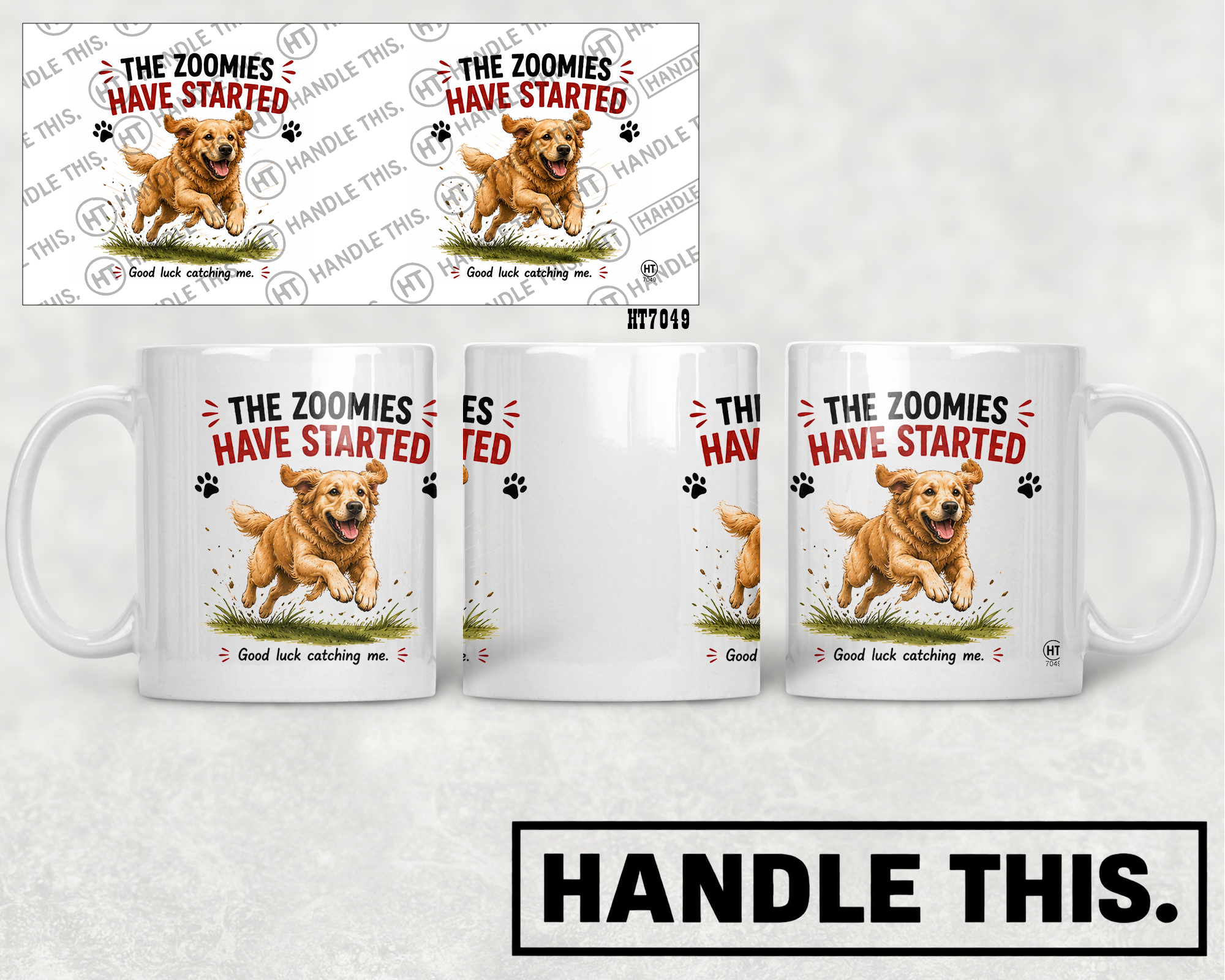 HT7049 The Zoomies Have Started mug mockup