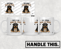 HT7050 This House Runs On Treats mug mockup