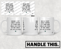 HT8013 Behind Every Great Woman is a Man Who Rolls His Eyes at Her Jokes but Loves Her Anyway mug mockup