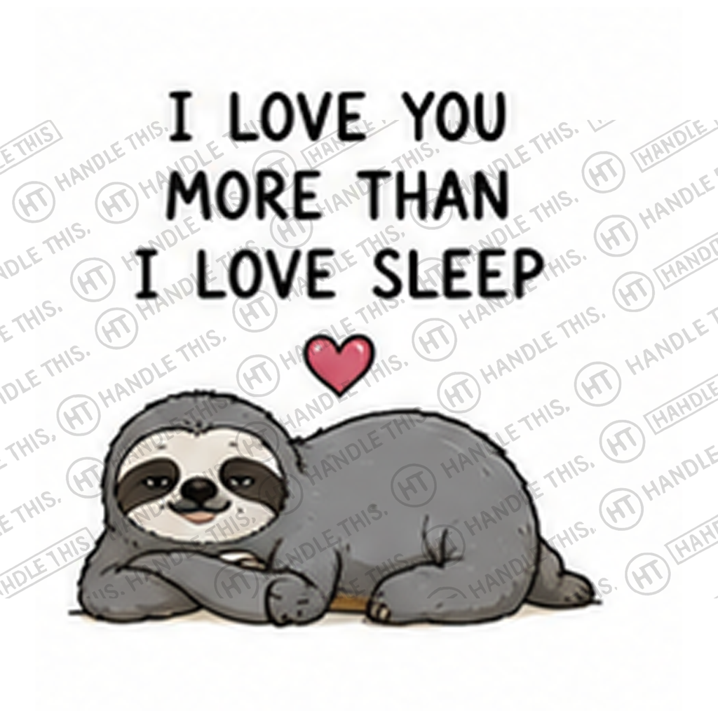 HT8016 I Love You More Than I Love Sleep watermarked artwork