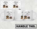 HT8021 We'Re Like a Really Small Gang Just the Two of Us mug mockup