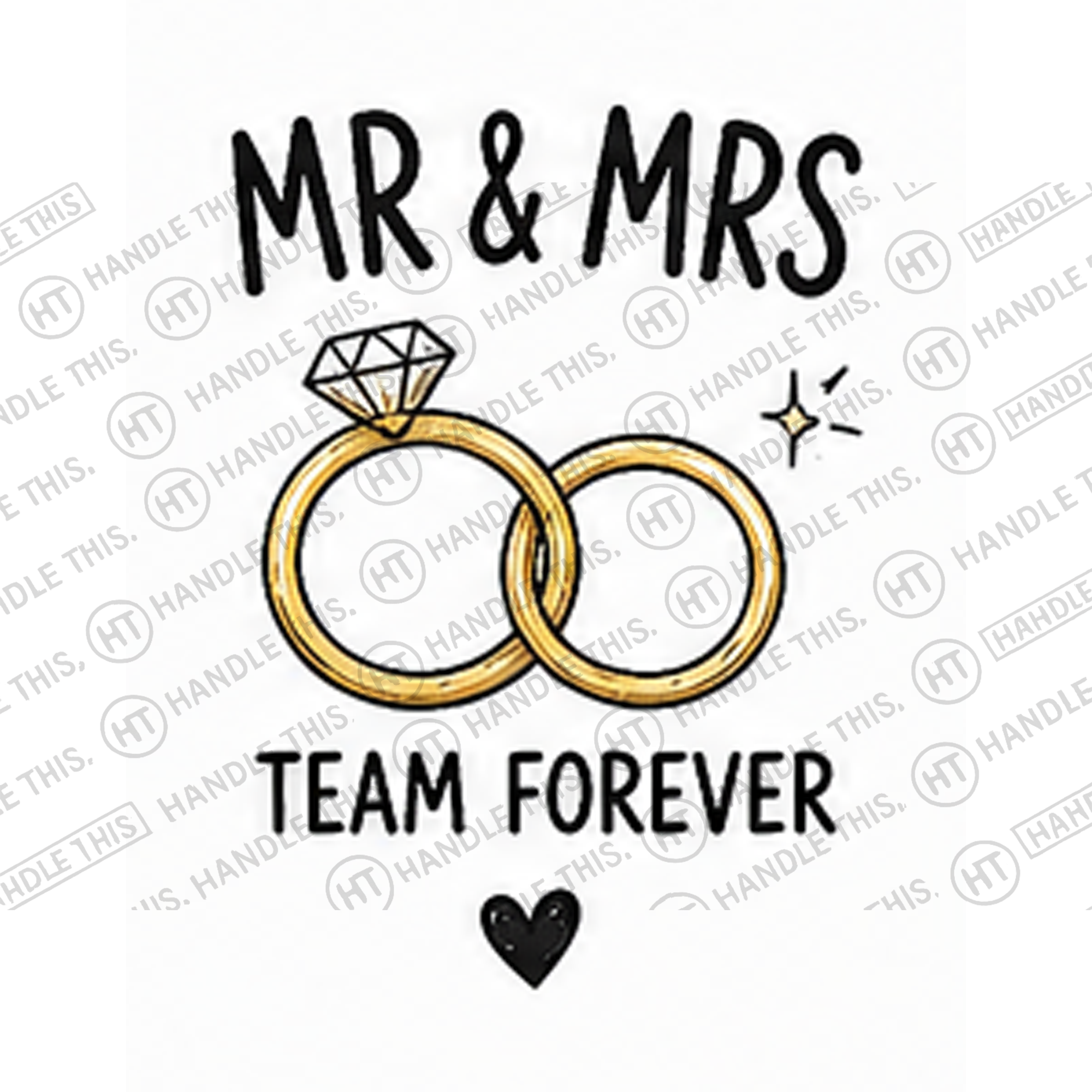 HT8031 Mr and Mrs  Team Forever watermarked artwork
