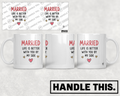 HT8035 Married Life is Better with You by My Side mug mockup