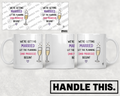 HT8051 We'Re Getting Married Let the Planning and Prosecco Begin mug mockup