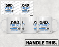 HT9001 Dad Loading Please Wait mug mockup
