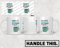 HT9010 Promoted to Grandparent Chaos Coordinator for Life Fuelled by Coffee Grandkids mug mockup
