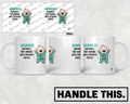 HT9011 Grandkids Nature'S Tiny Humans with Expensive Tastes Born to Steal Snacks mug mockup