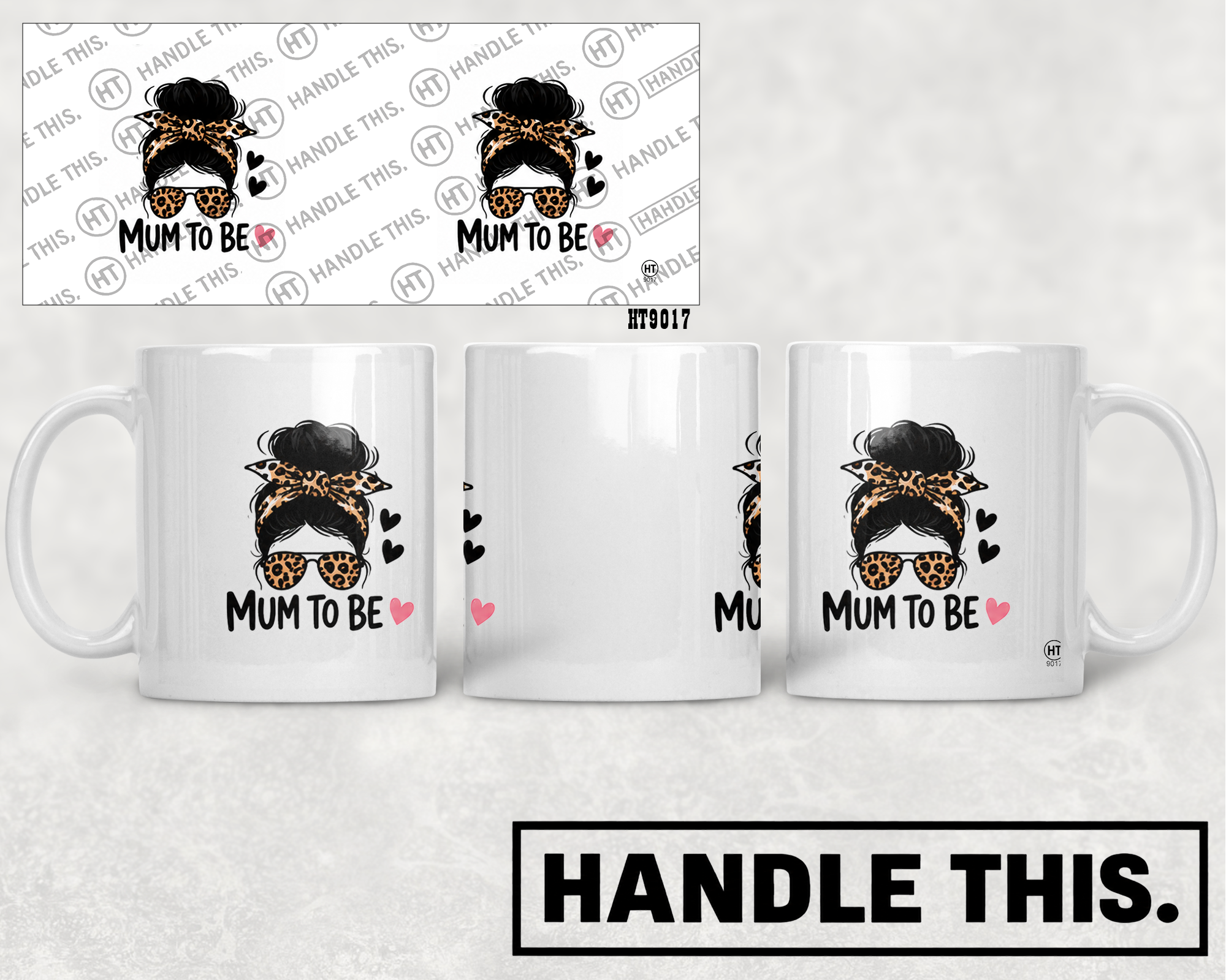HT9017 Mum to be mug mockup