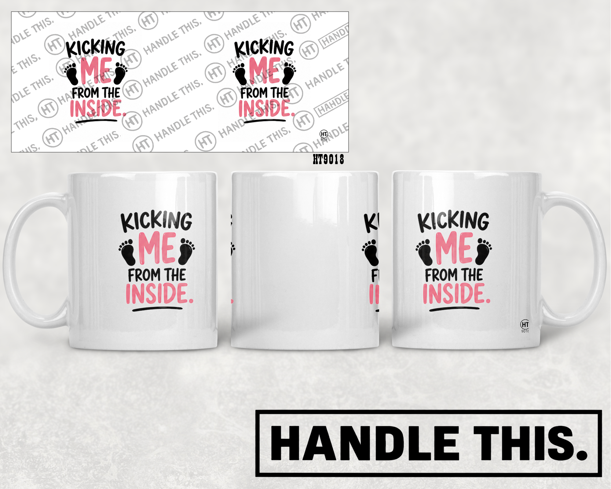 HT9018 Kicking From the Inside mug mockup