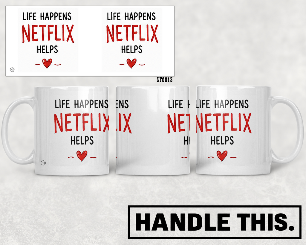 Life Happens Helps Mug - Funny Couple Gift
