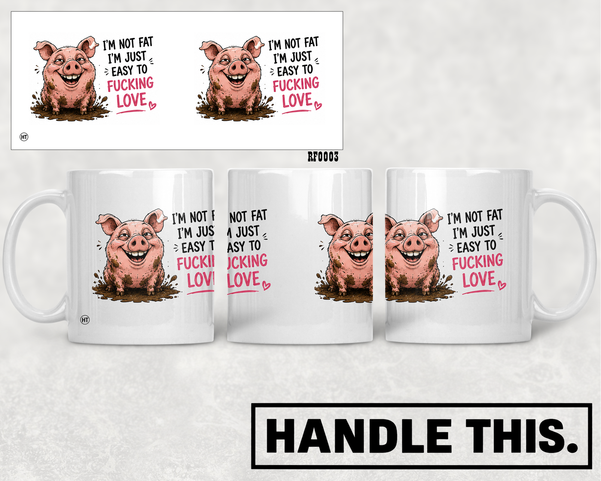 I'm Just Easy To Fucking Mug - Funny Rude Gift
