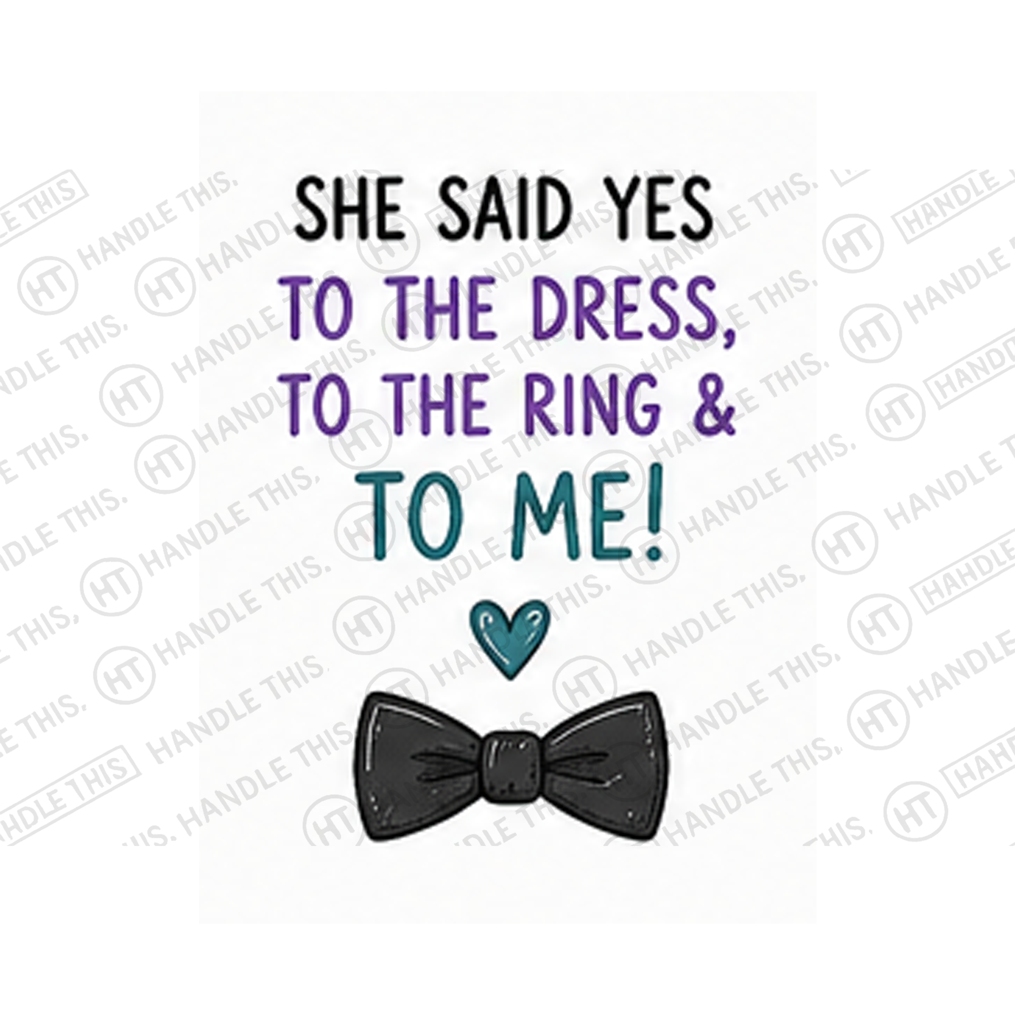 She Said Yes To The Dress To The Ring Mug - Funny Couple Gift