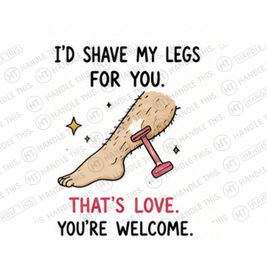 I'd Shave My Legs For You That's Love You're Mug - Funny Couple Gift
