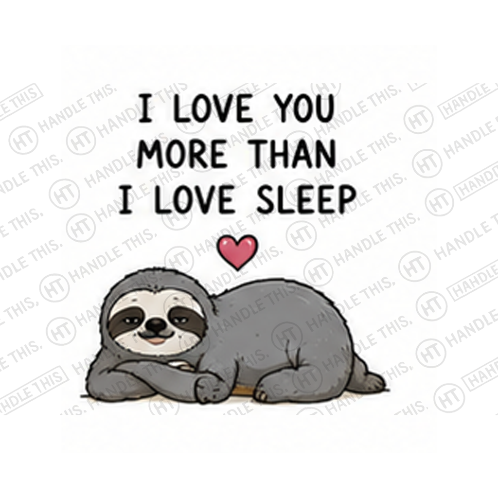 I Love You More Than I Love Sleep Mug - Funny Couple Gift