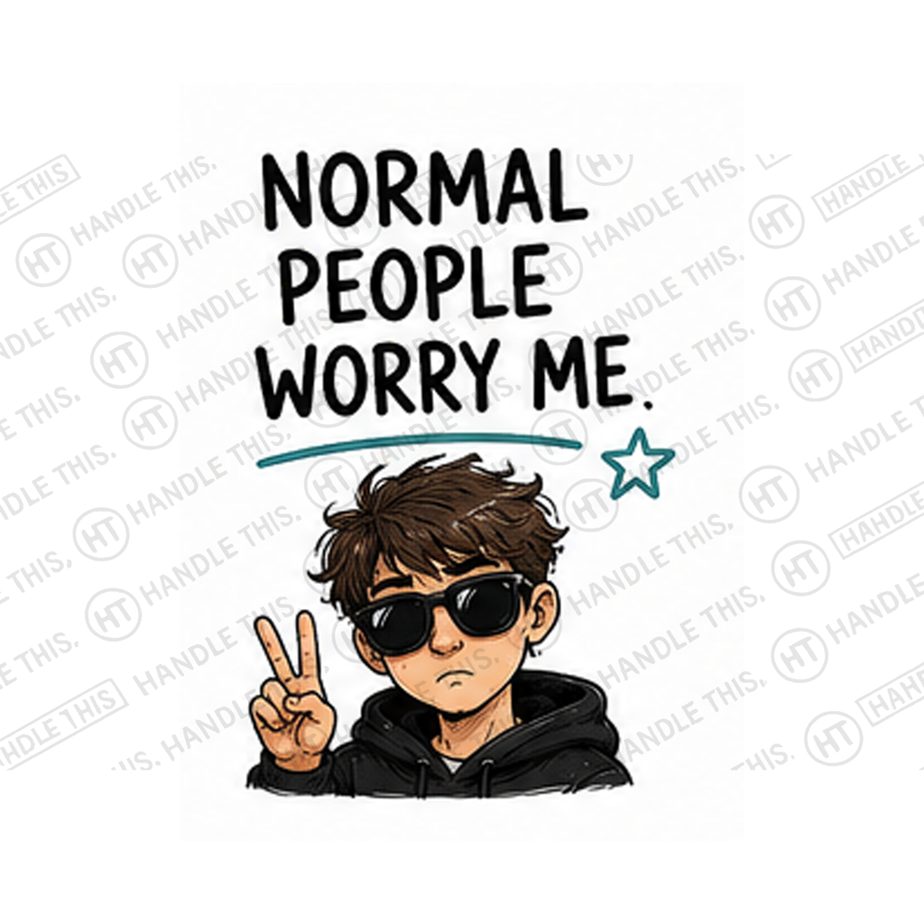 Normal People Worry Me Mug - Funny Gift