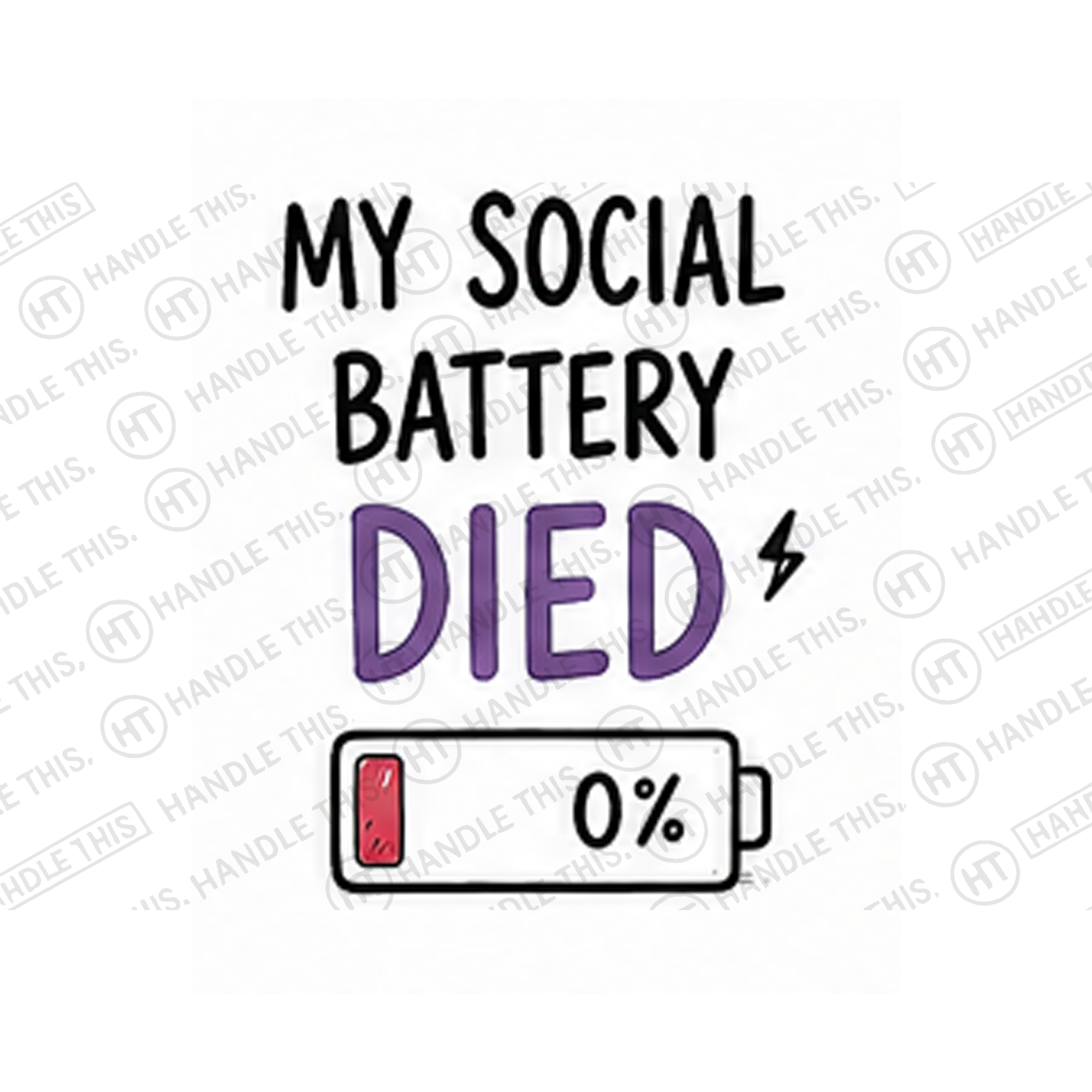 My Social Battery Died 4 Mug - Funny Gift