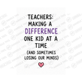 Teachers Making A Difference One Kid At A Time Mug - Office Humour Gift